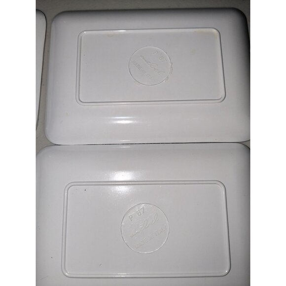 Small tray Set 4 Italy Michelangelo Sistine Chapel Melamine dish - Picture 8 of 9